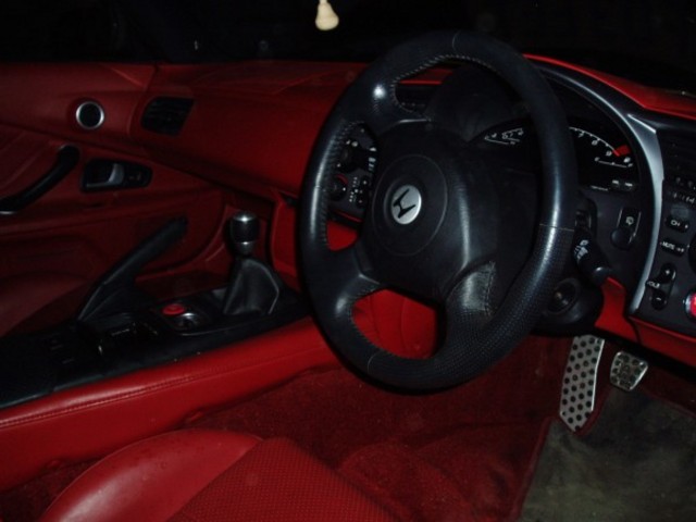 steering wheel and dash